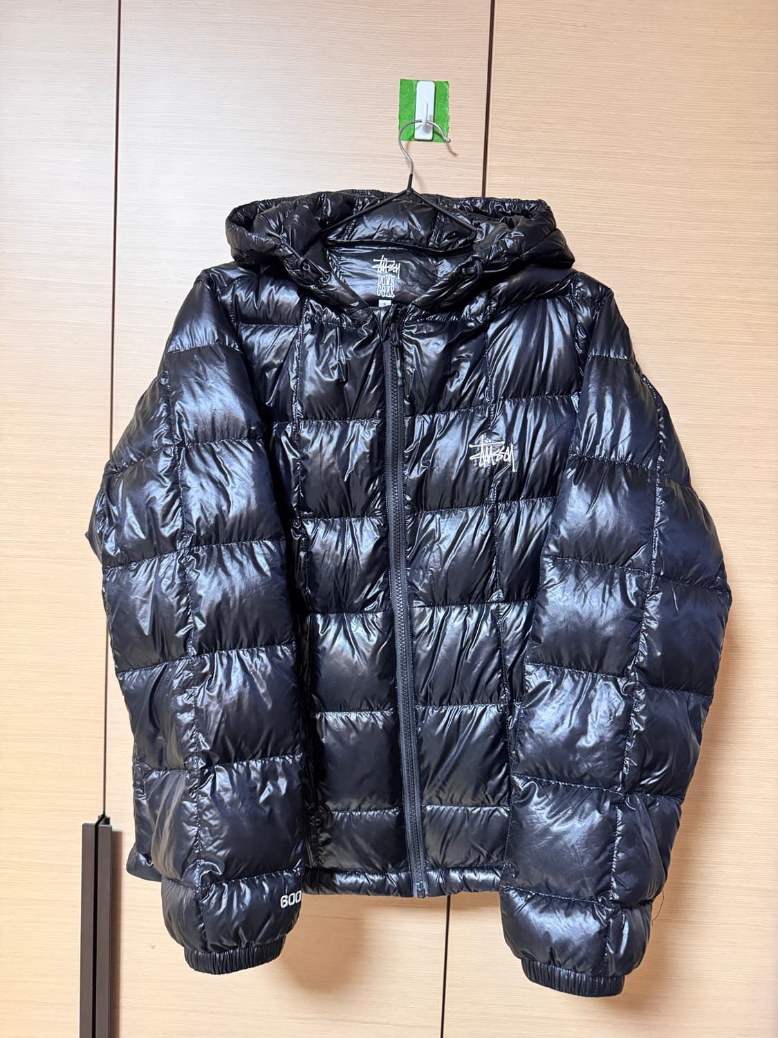 스투시 미드웨이트 후드 퍼퍼 블랙 패딩 S 115783 상품이미지3