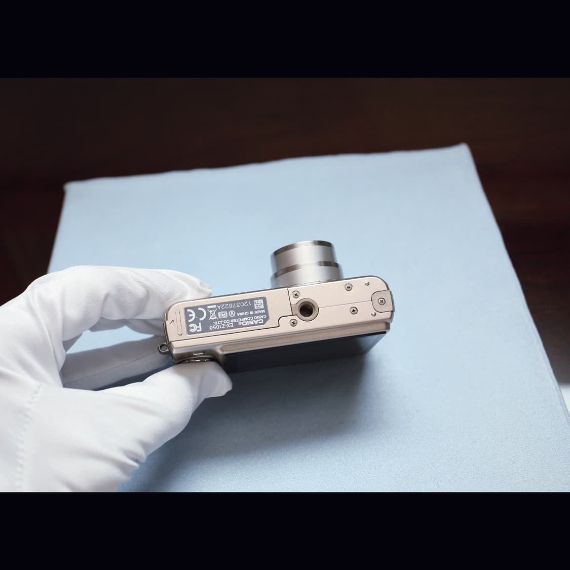 레어<준민트급>카시오 엑슬림 z1050 골드 빈티지 디카 상품이미지5