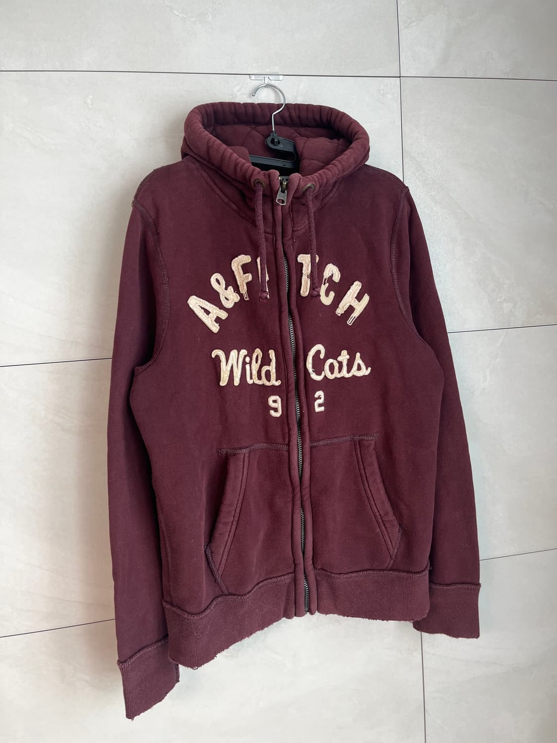 민트급 아베크롬비 A&F 후드집업 버건디 [M] 상품이미지2