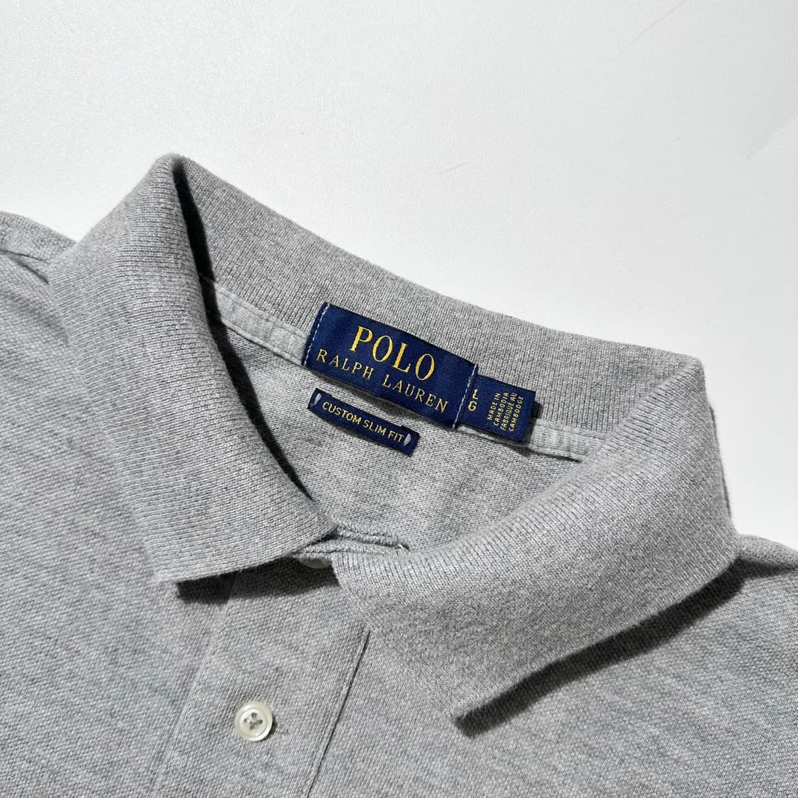 폴로 랄프로렌 타이거 패치 엠보 로고 카라 반팔 티셔츠 상품이미지4