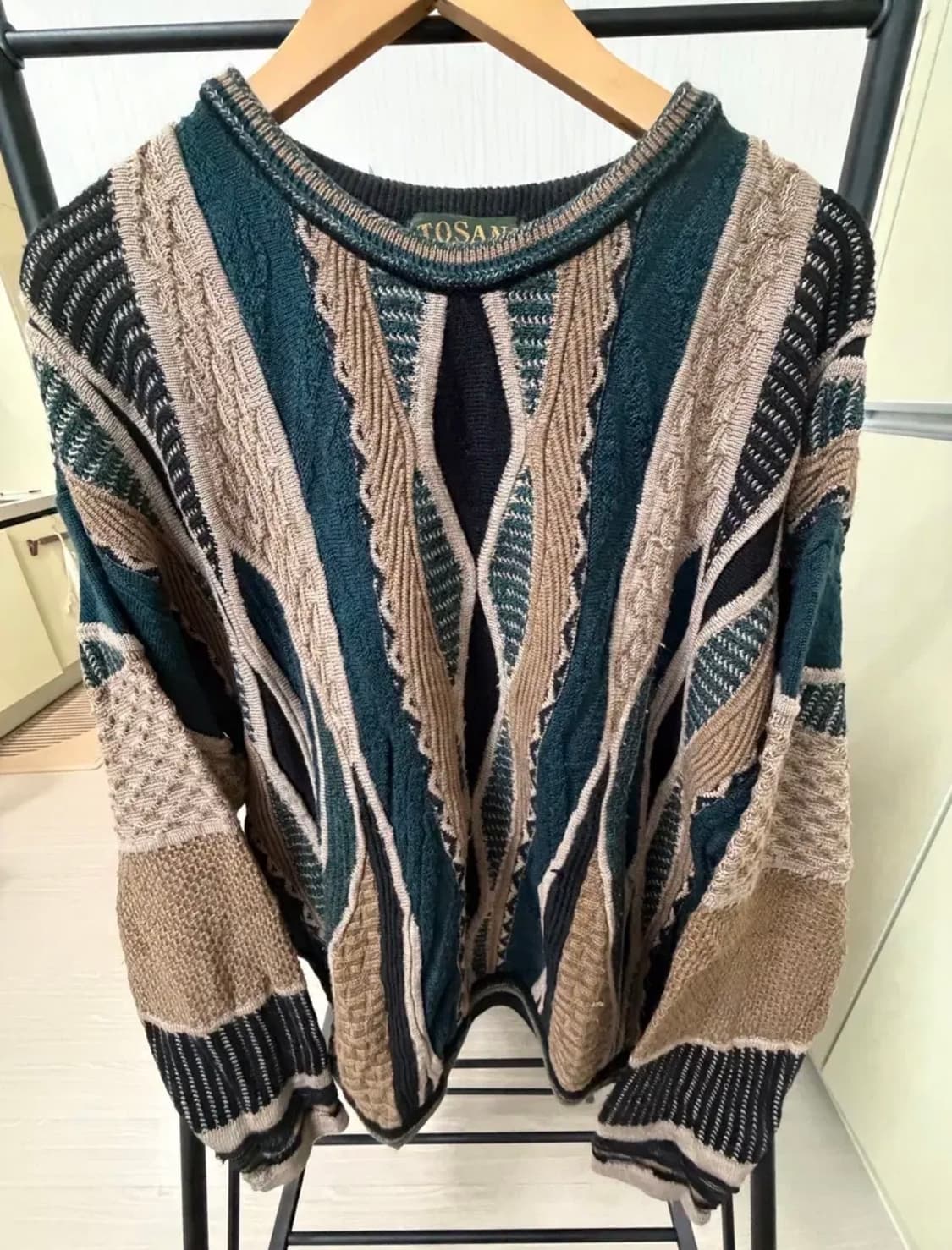 쿠지스타일빈티지니트 상품이미지1