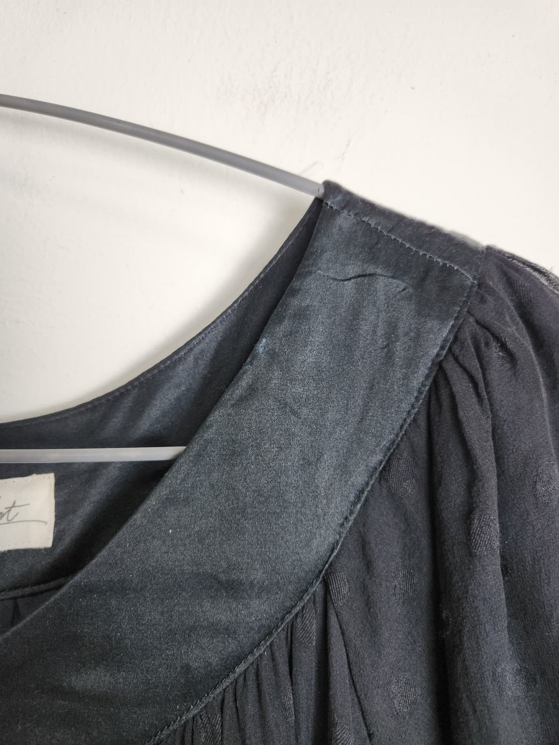 도트 퍼프 롱 블라우스 상품이미지9