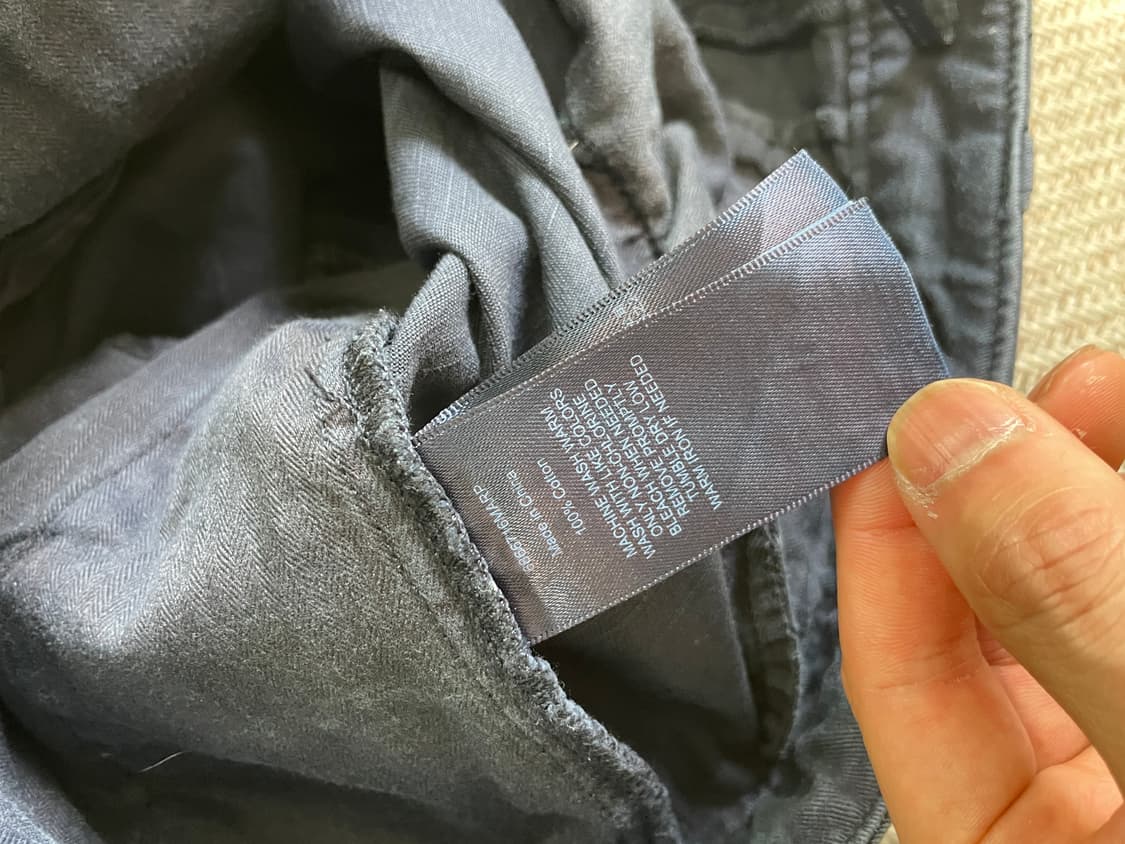 폴로 랄프로렌 네이비 코튼 팬츠  상품이미지7