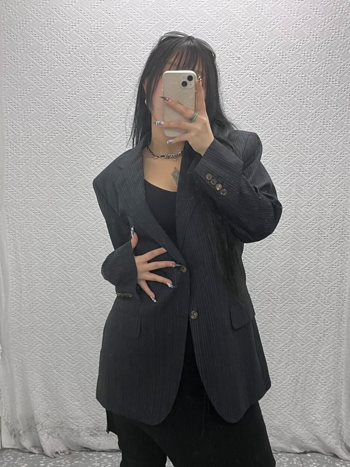 지방시 모던시크 스트라이프 테일러드 블레이저 39R C07598 상품이미지1