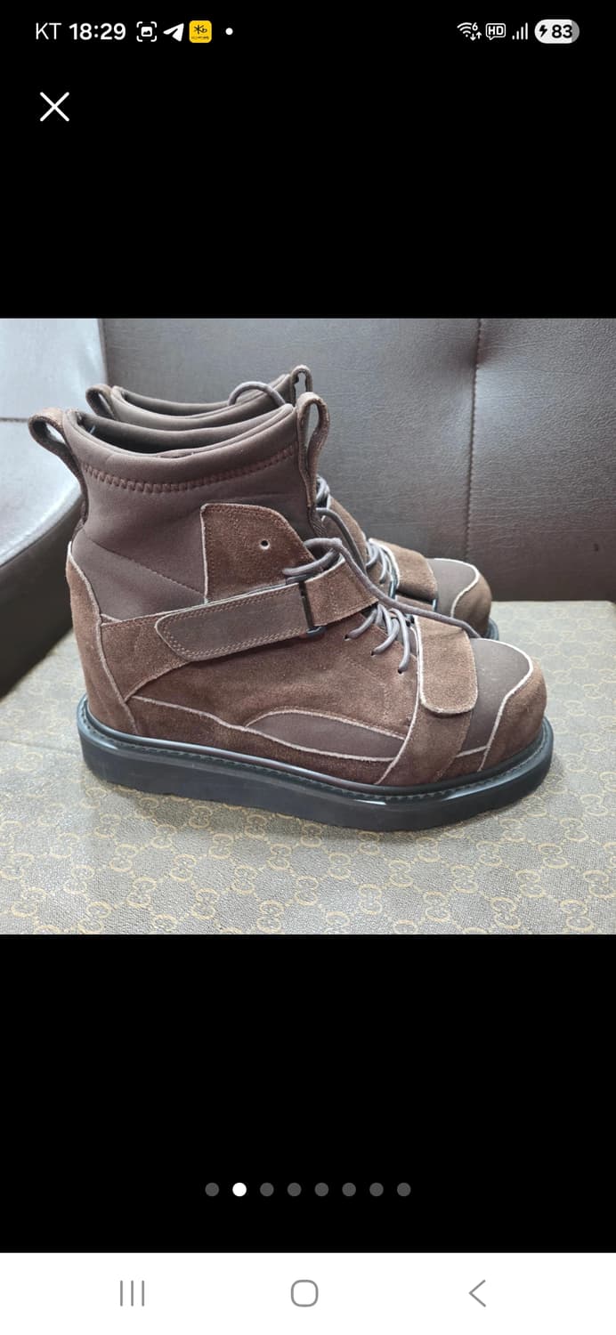 미하라야스히로 스웨이드 하이탑 상품이미지1