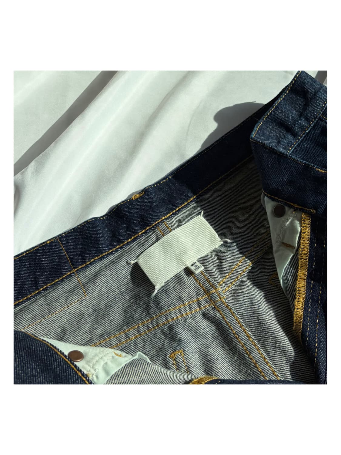 마르지엘라 백스티치 블랭크탭 세미와이드 데님 팬츠 아티저널 청바지 상품이미지5