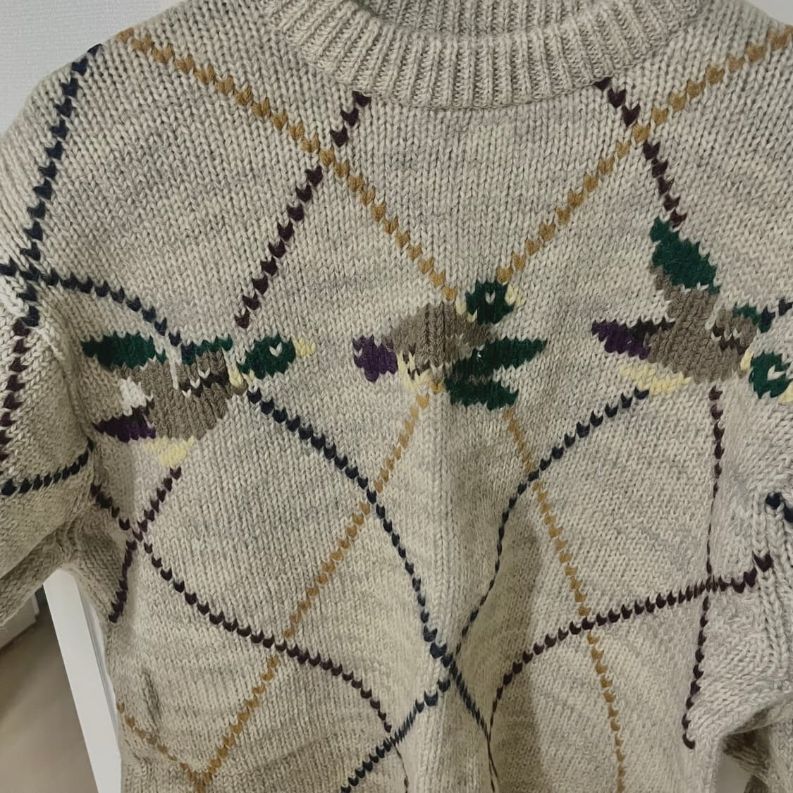 [MCGREGOR]아가일 오리 패턴 니트 스웨터 상품이미지5