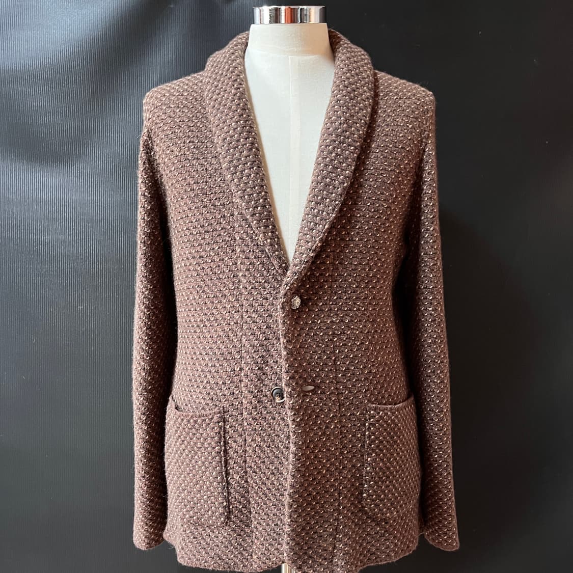 Lardini 라르디니 숄카라 니트 자켓 상품이미지1