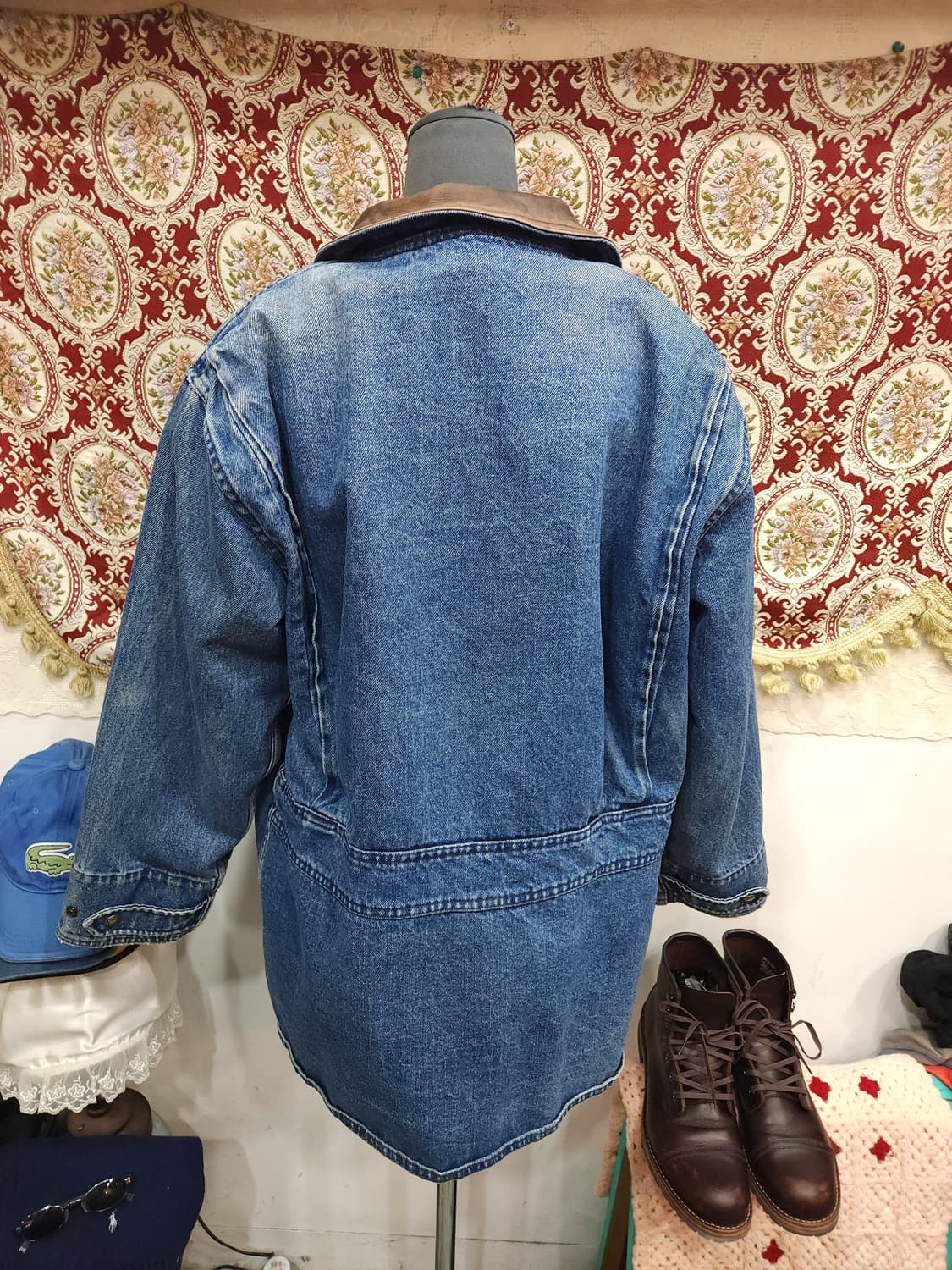 울리치 90s 데님 커버롤 자켓 울 블랭킷 안감
​
 상품이미지10