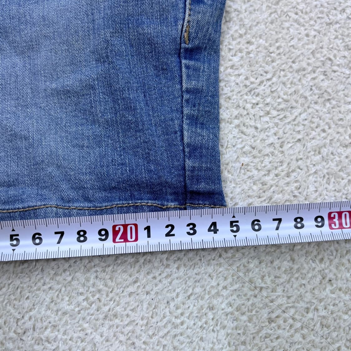 67-91 헤지스 여성 데님 숏 팬츠 0410E 상품이미지8