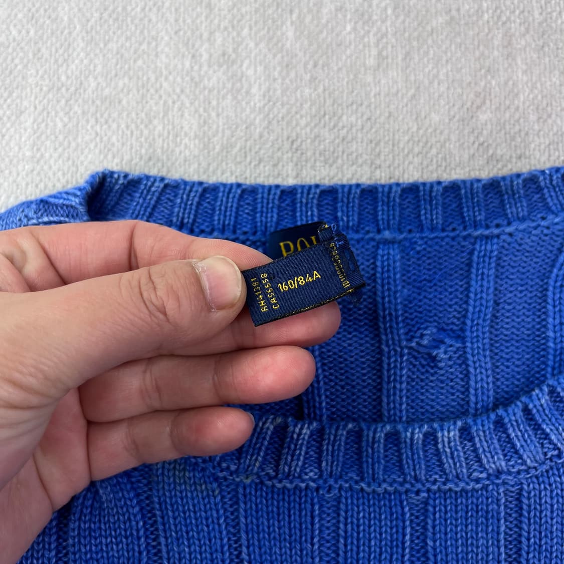 W 95 폴로 랄프로렌 꽈배기 니트 상품이미지3