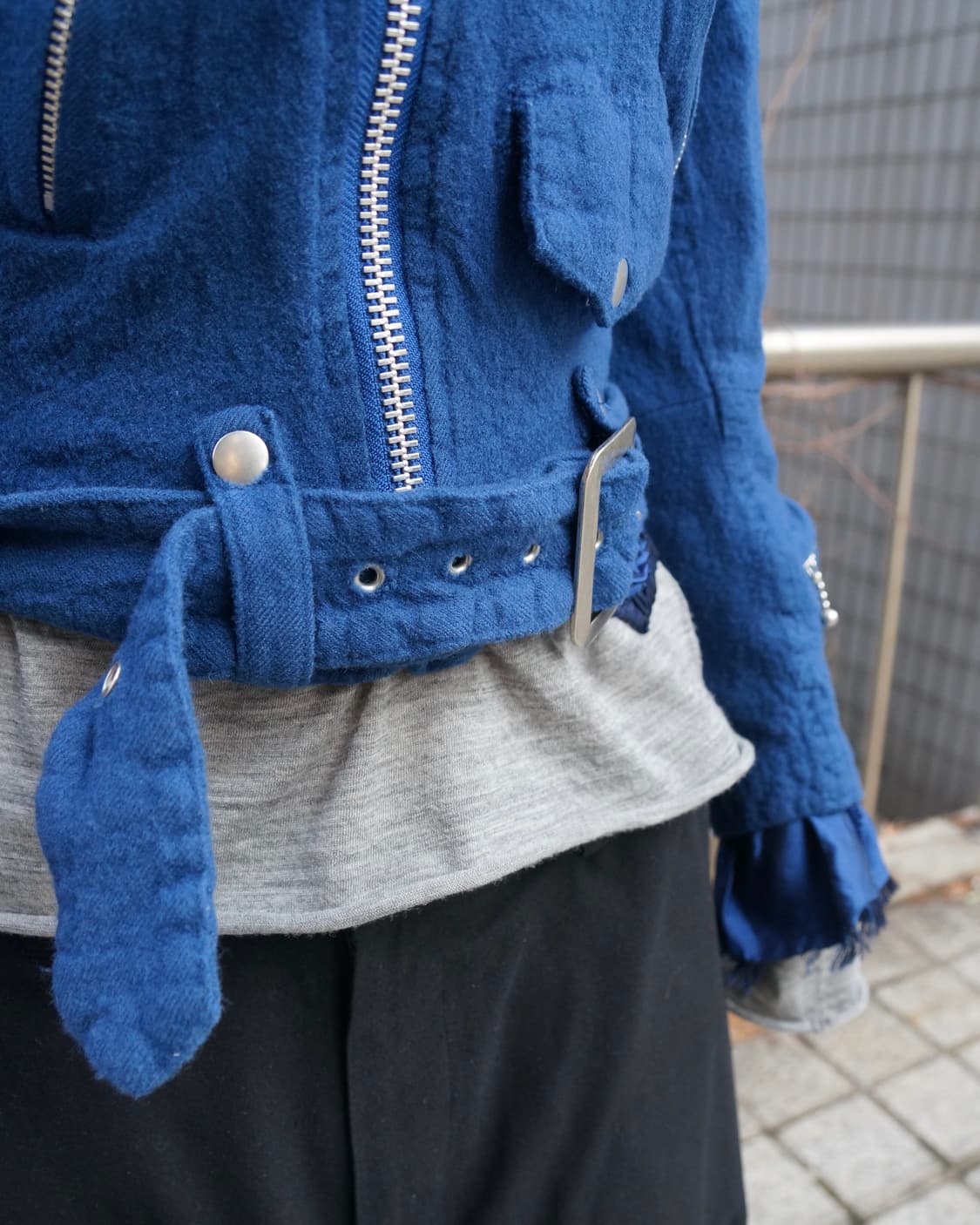 준야 와타나베 꼼데가르송 07aw 축융 라이더 자켓 상품이미지7