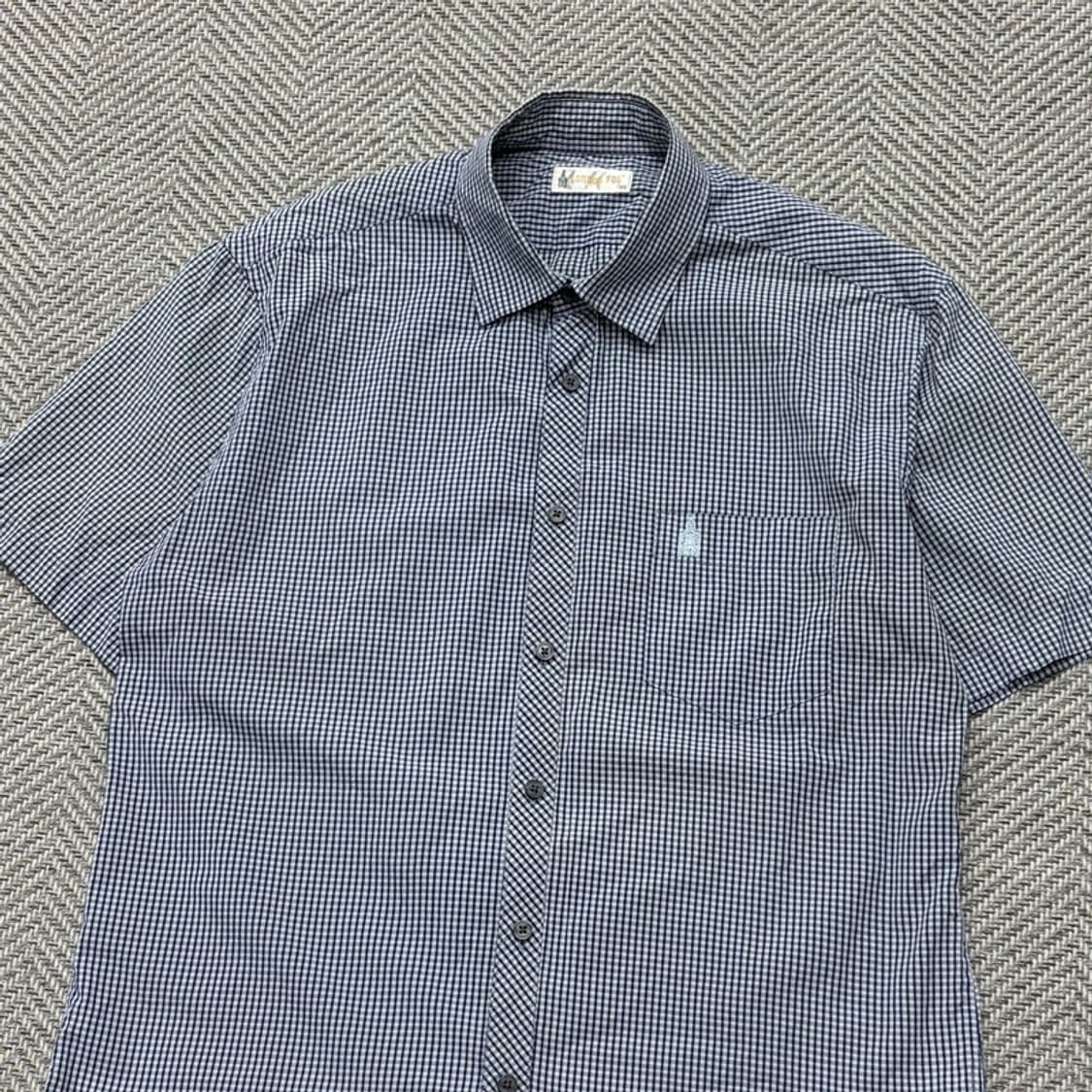 런던포그 잔체크 반팔셔츠 v1912 상품이미지3