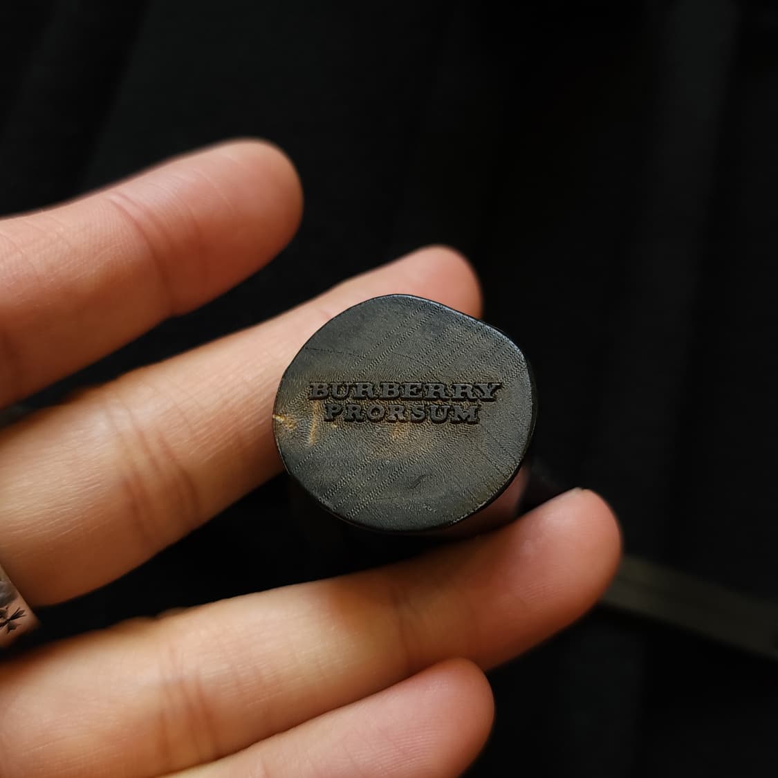 버버리 프로섬 더플코트 레더 디테일 헤비울 코트 블랙 50 상품이미지8