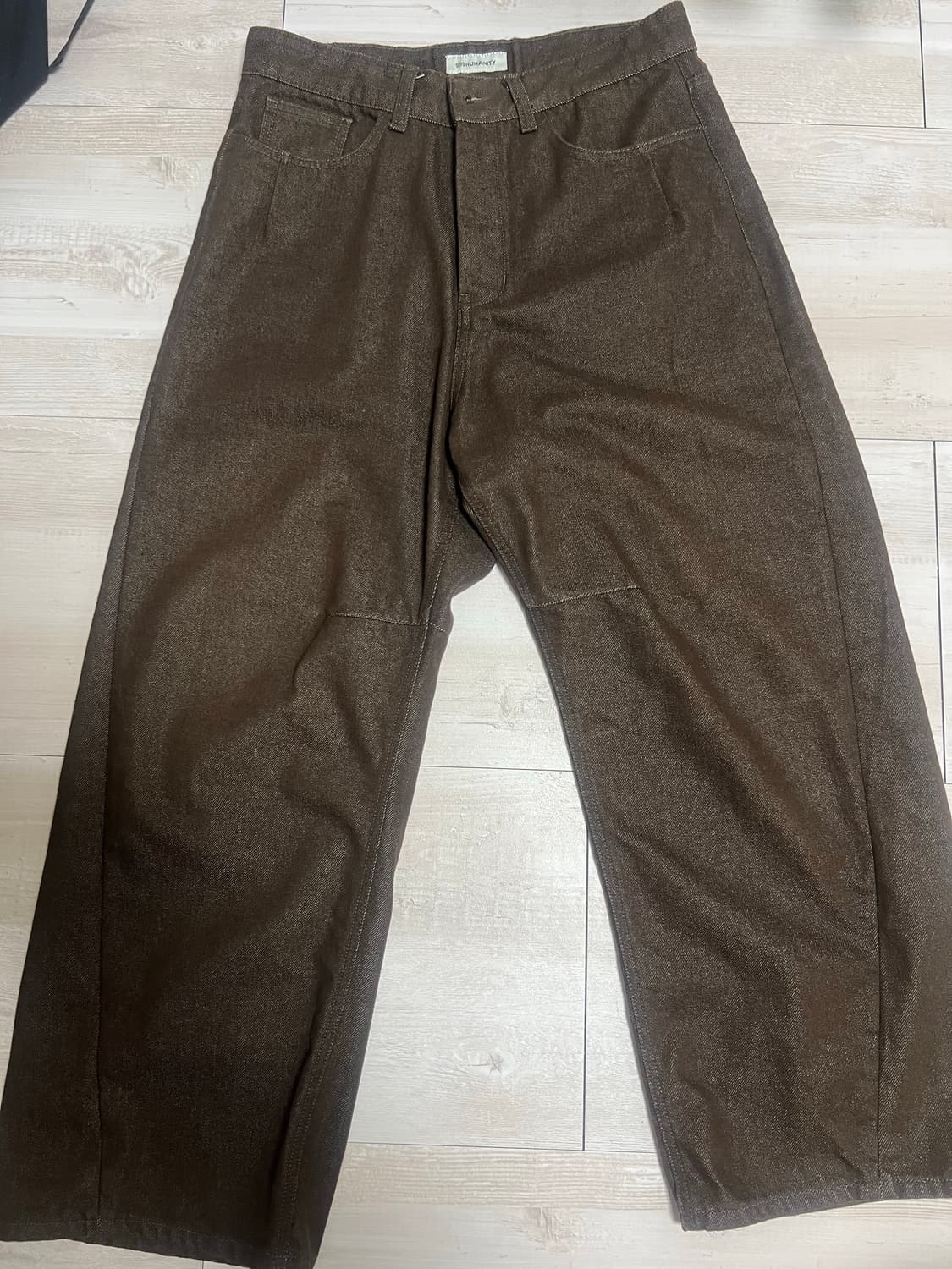 (2)999humanity curvedheritagedenim brown 상품이미지1