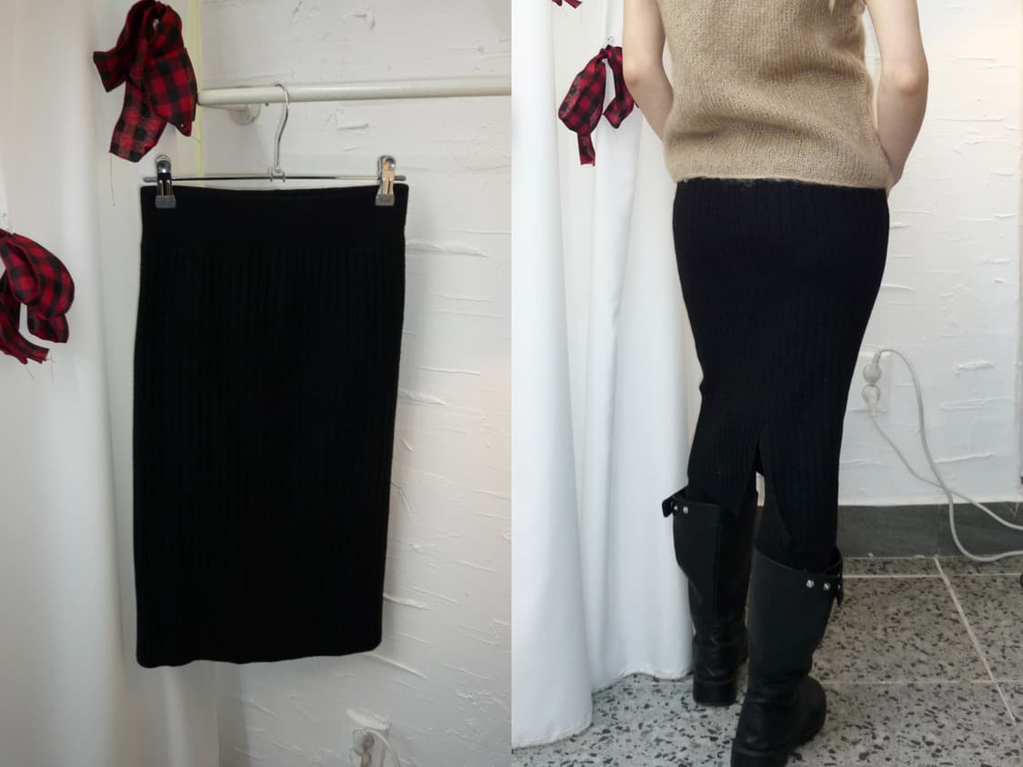 Knit midi skirt 상품이미지1