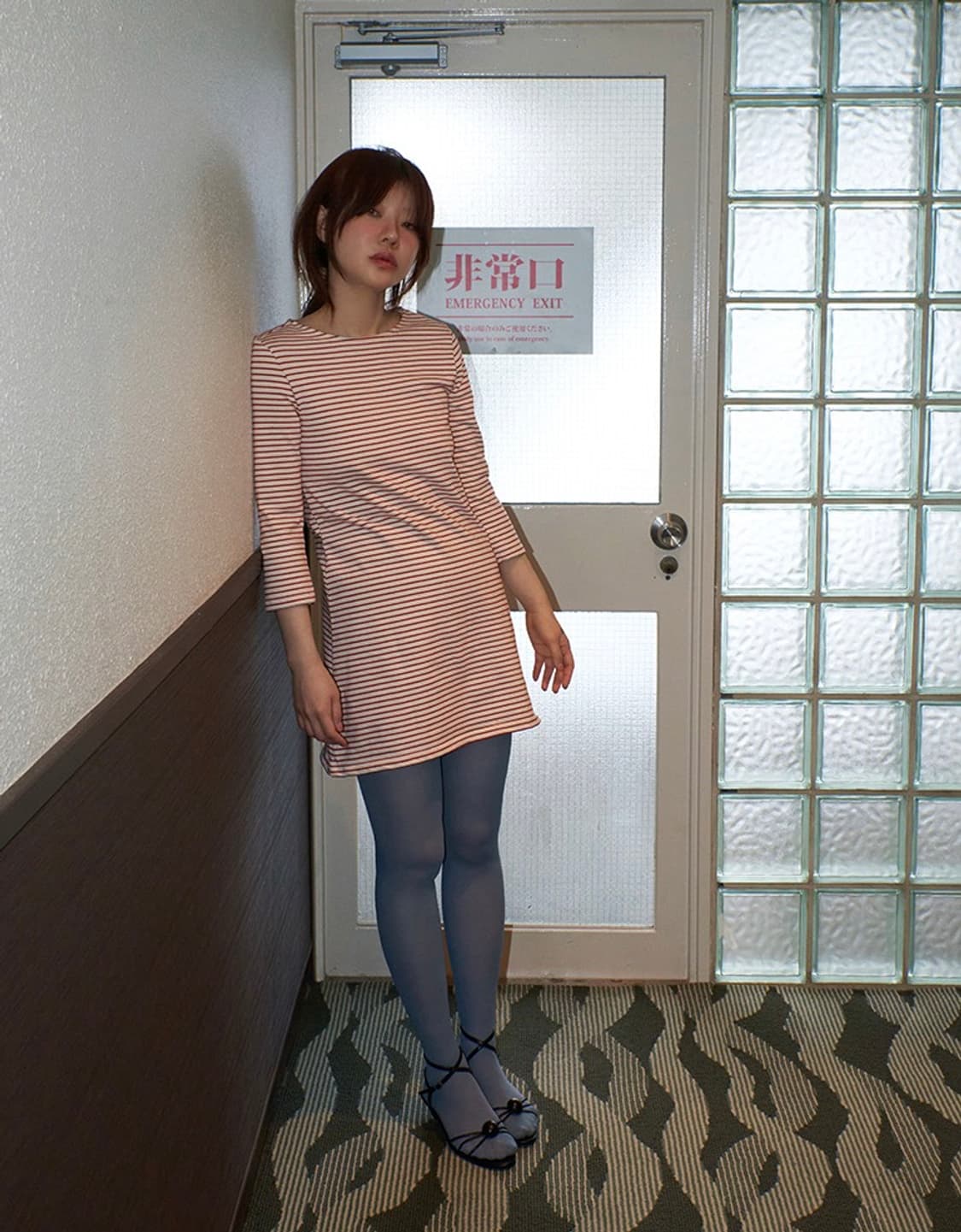 프래클 스트라이프 원피스 상품이미지2