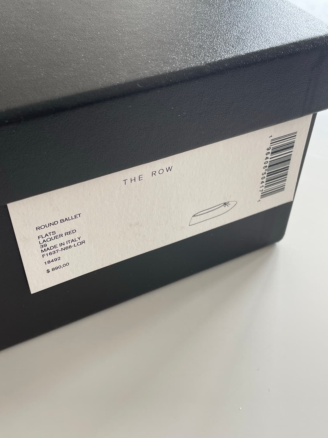 더로우 레드 발레리나 플랫 슈즈 39사이즈 제니 신발 상품이미지9