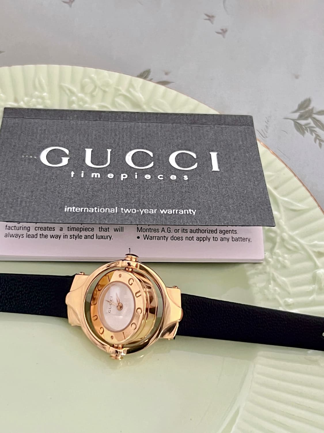 GUCCI 옐로우 골드 턴 케이스 구찌 시계 상품이미지7