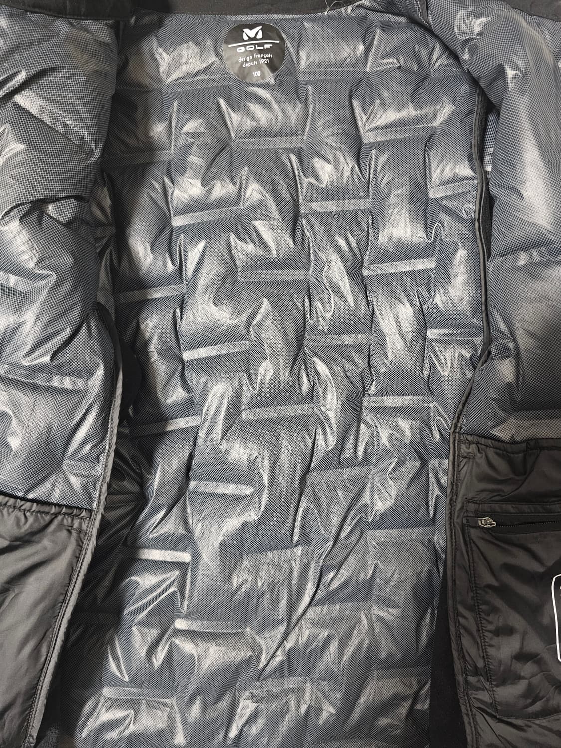 밀레골프 구스다운 경량패딩 L(100) 상품이미지3