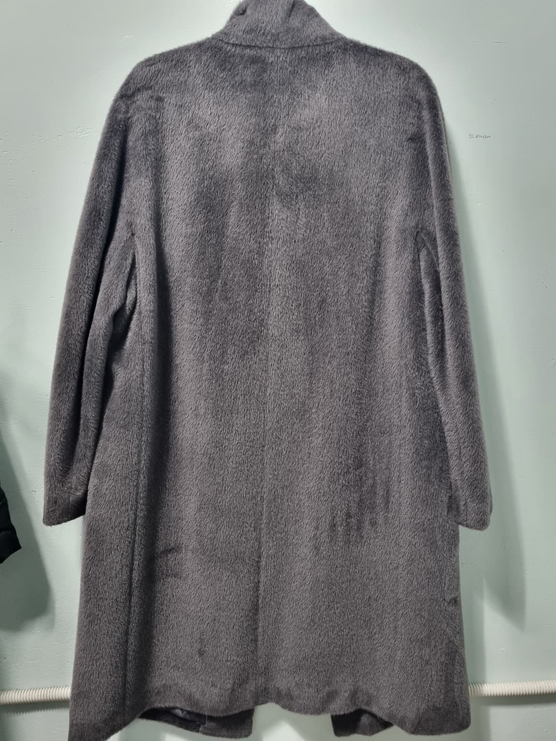 루치아노최 수리알파카 차콜 코트 77 상품이미지2