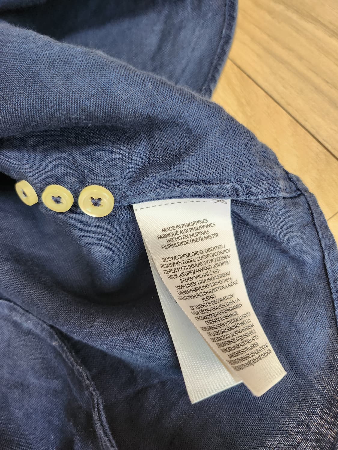 폴로랄프로렌 린넨셔츠 (L 상품이미지7