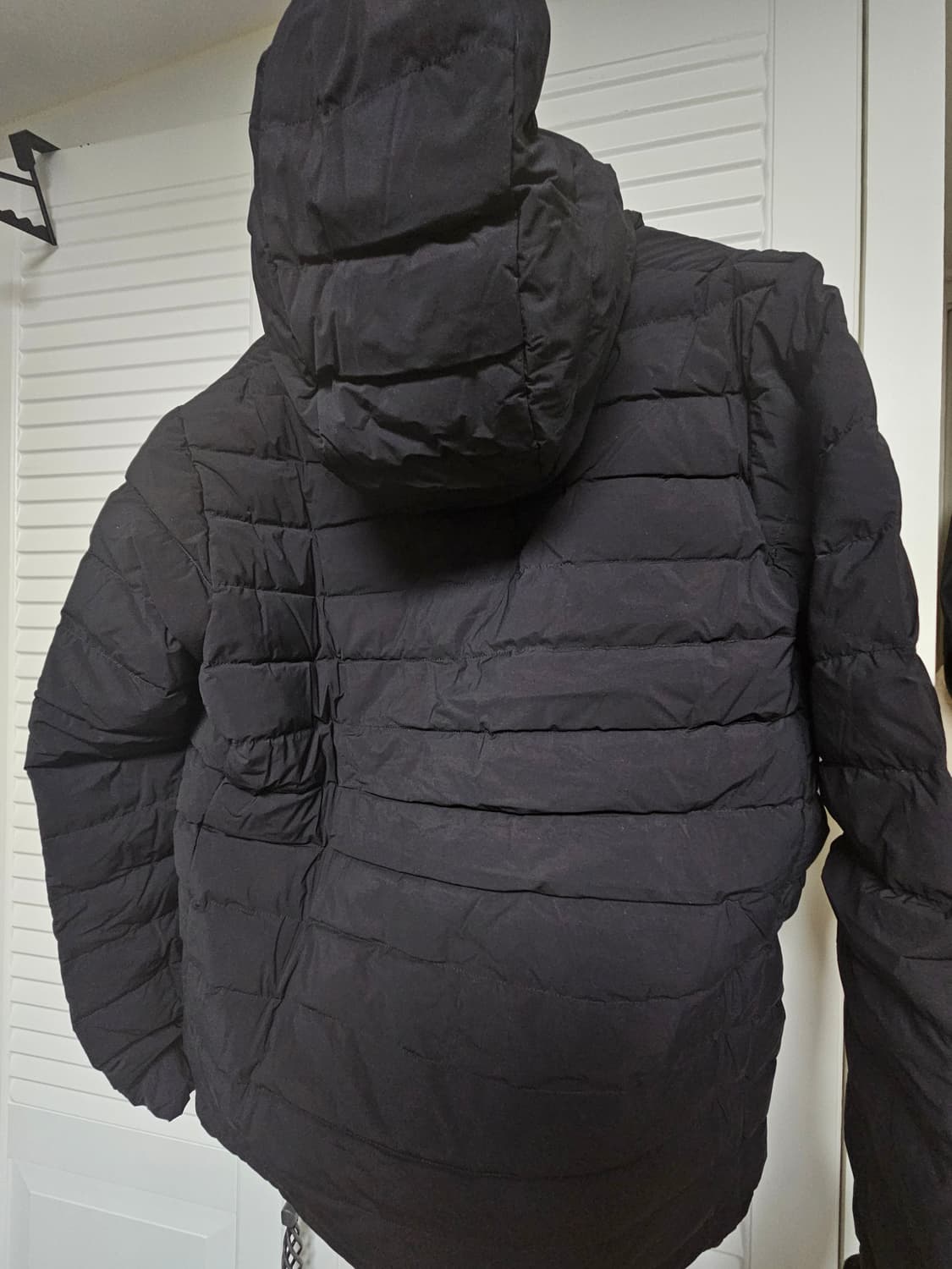 단톤 미들다운 후드 자켓 블랙 M 상품이미지2