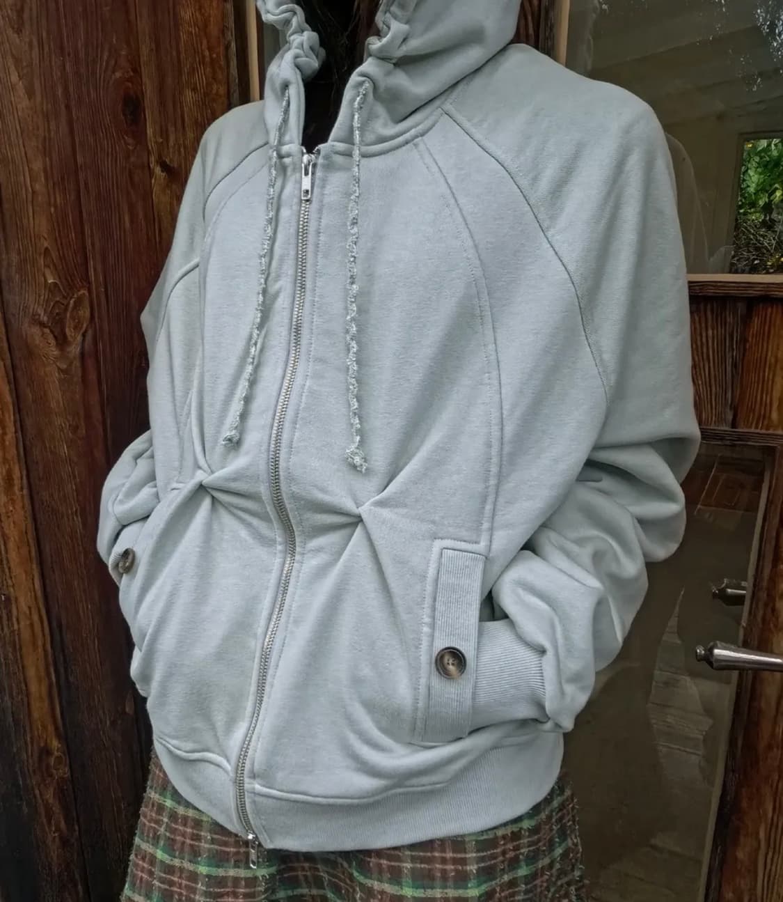 하트익스플로러 트위스트 핀치 후드집업 상품이미지2