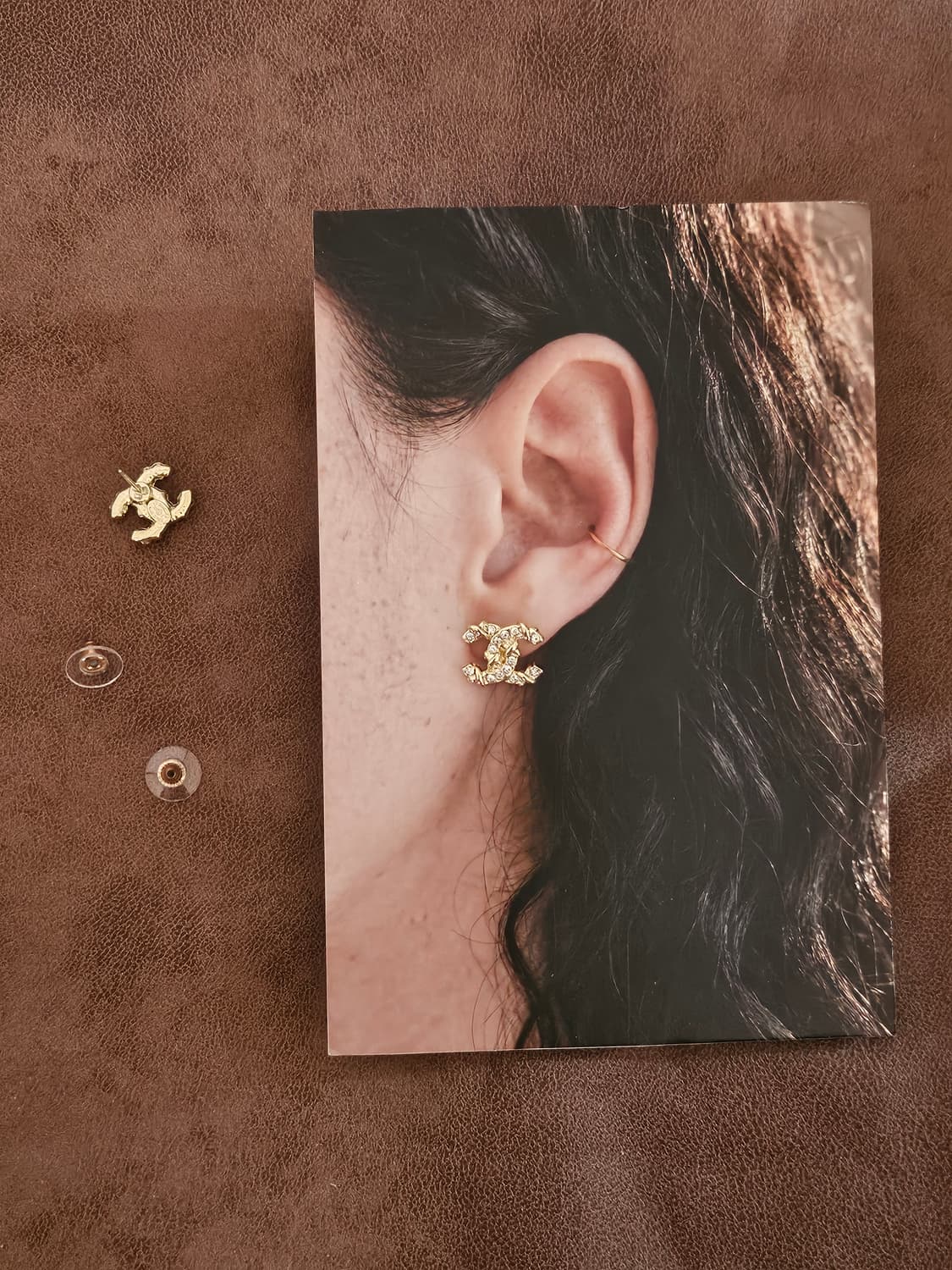 샤넬 정품 빈티지 업사이클링 귀걸이925실버 상품이미지1