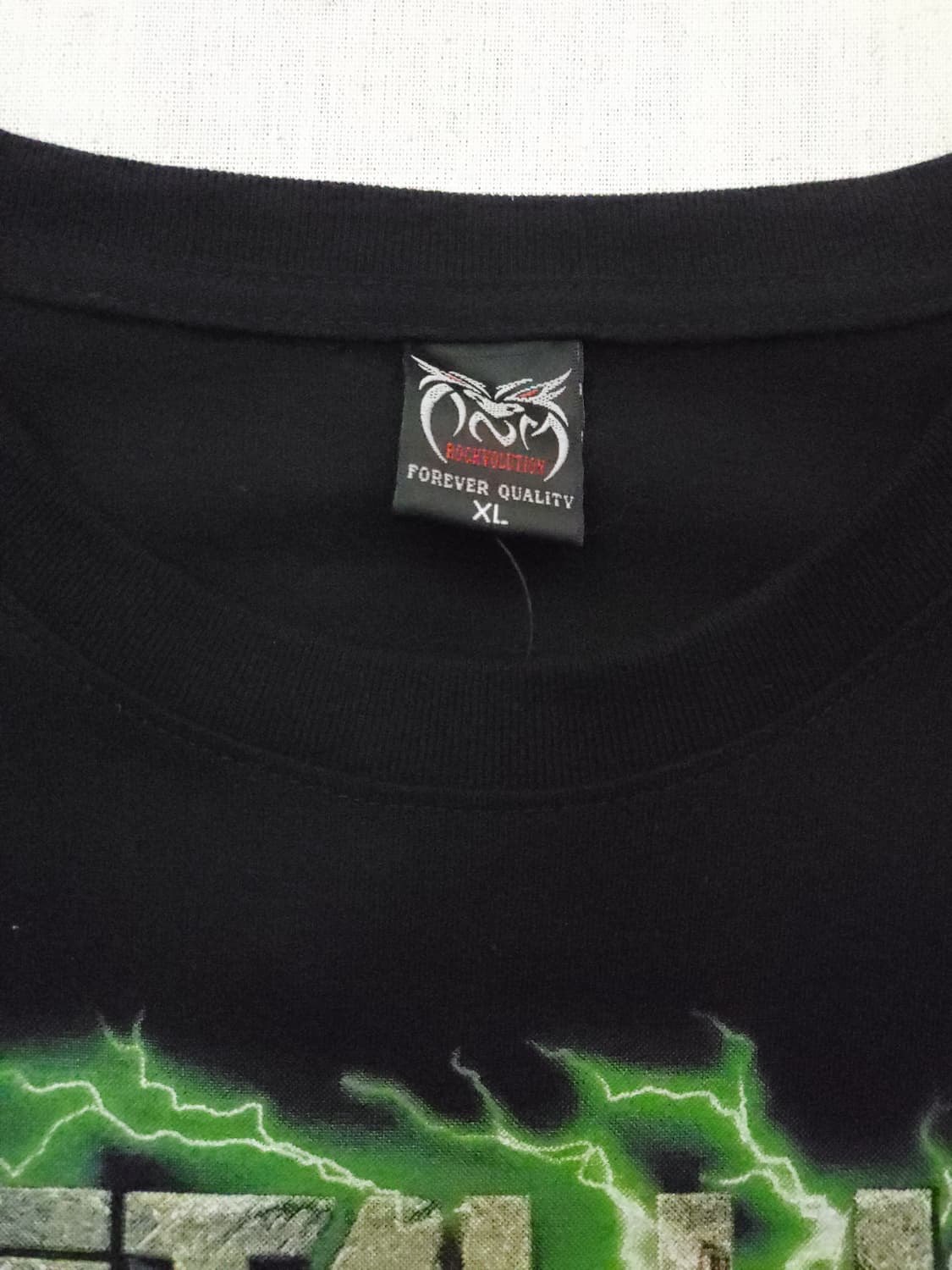 락볼루션 메탈리카  반팔 티셔츠 블랙 XL 상품이미지3