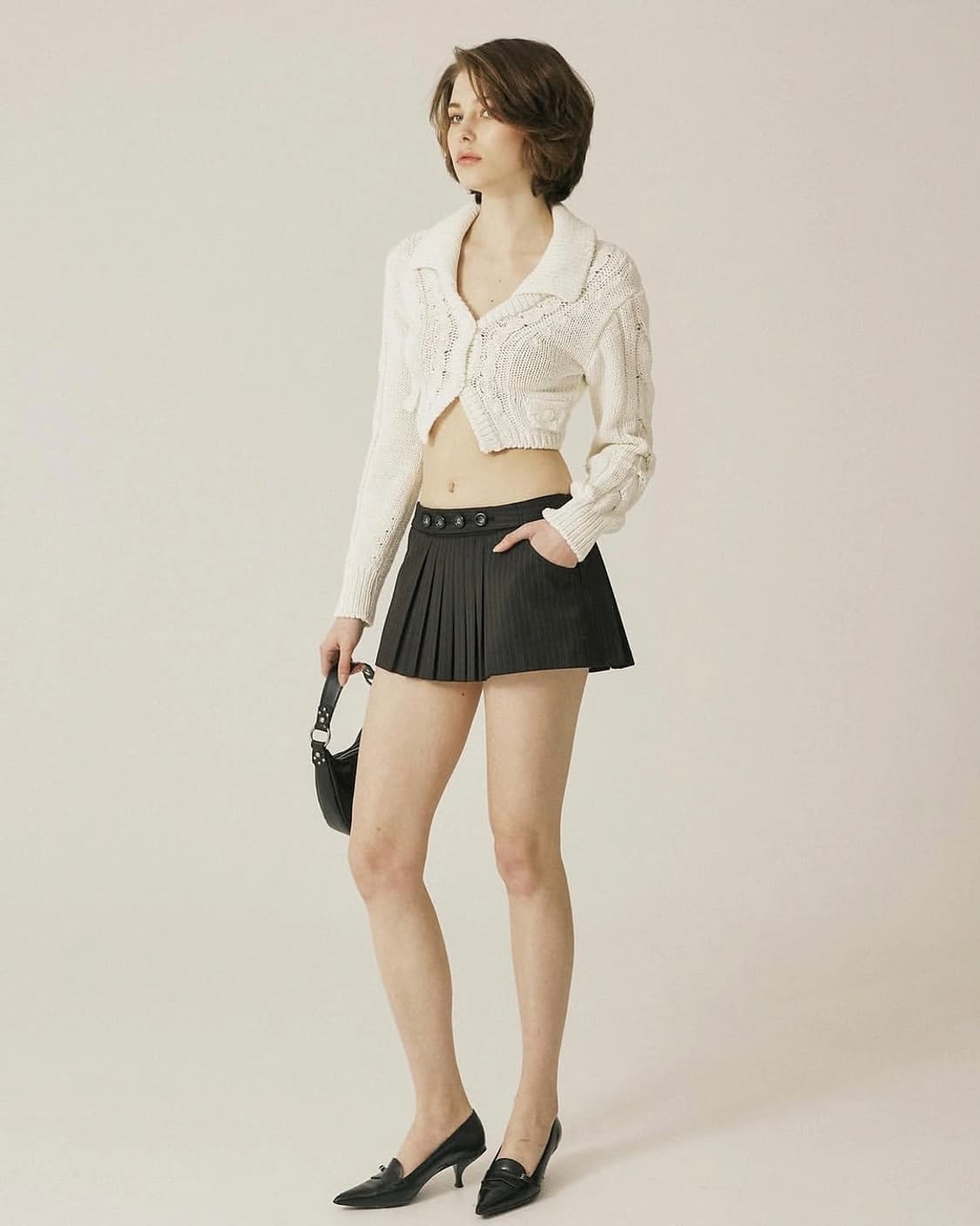 쓰리타임즈 Miffy knit cardigan 미피 니트 가디건 상품이미지3