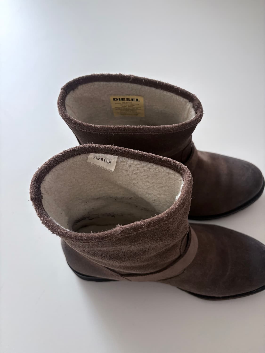 디젤 퍼 라이닝 스웨이드 윈터 부츠 상품이미지5