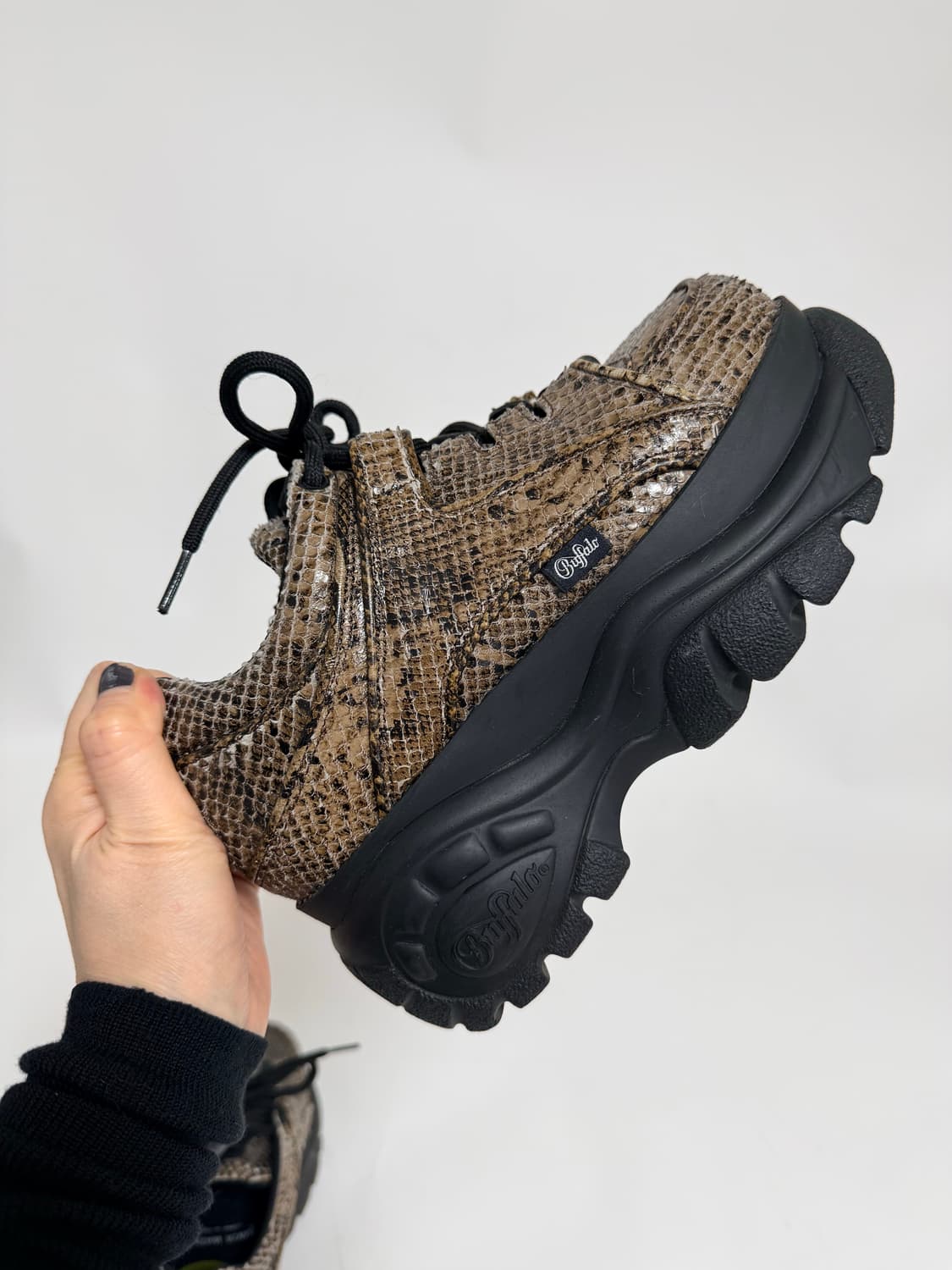 Buffalo x Junya Watanabe 파이톤 플랫폼 스니커즈 상품이미지8