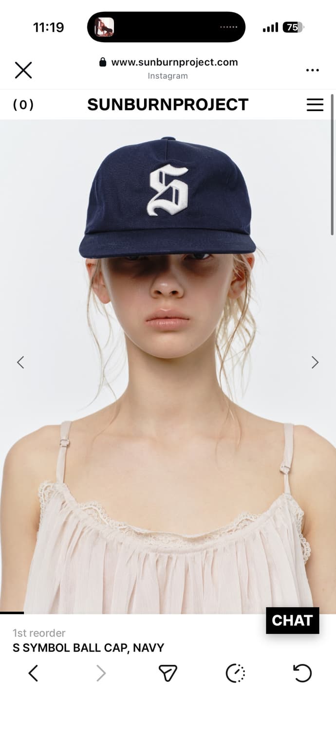 선번프로젝트 볼캡 S SYMBOL BALL CAP, NAVY 상품이미지1