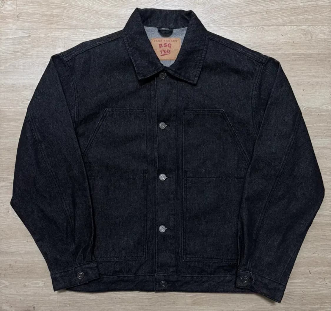 헤지스/RSG Phiz/ 블랙 데님자켓3 상품이미지1