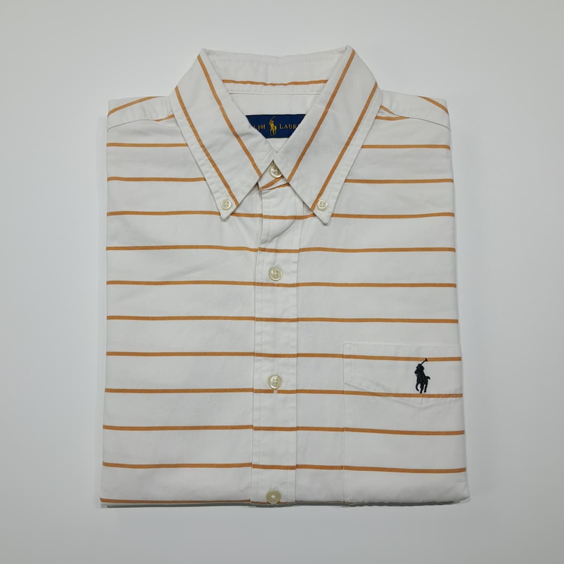 CK021 M 폴로 브라운 스트라이프 셔츠 남방 상품이미지7