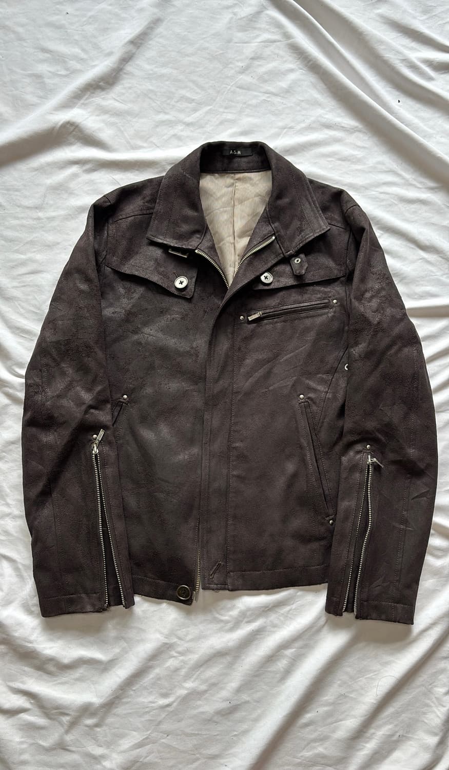A.S.M Japan Suede Biker Jacket 상품이미지4