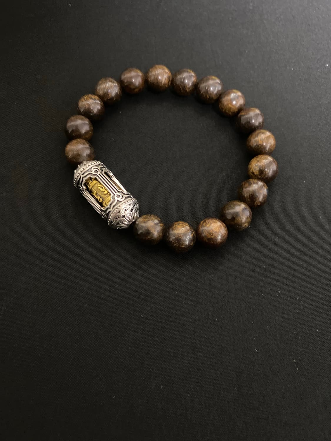 브론자이트 스톤 원석 팔찌 상품이미지3