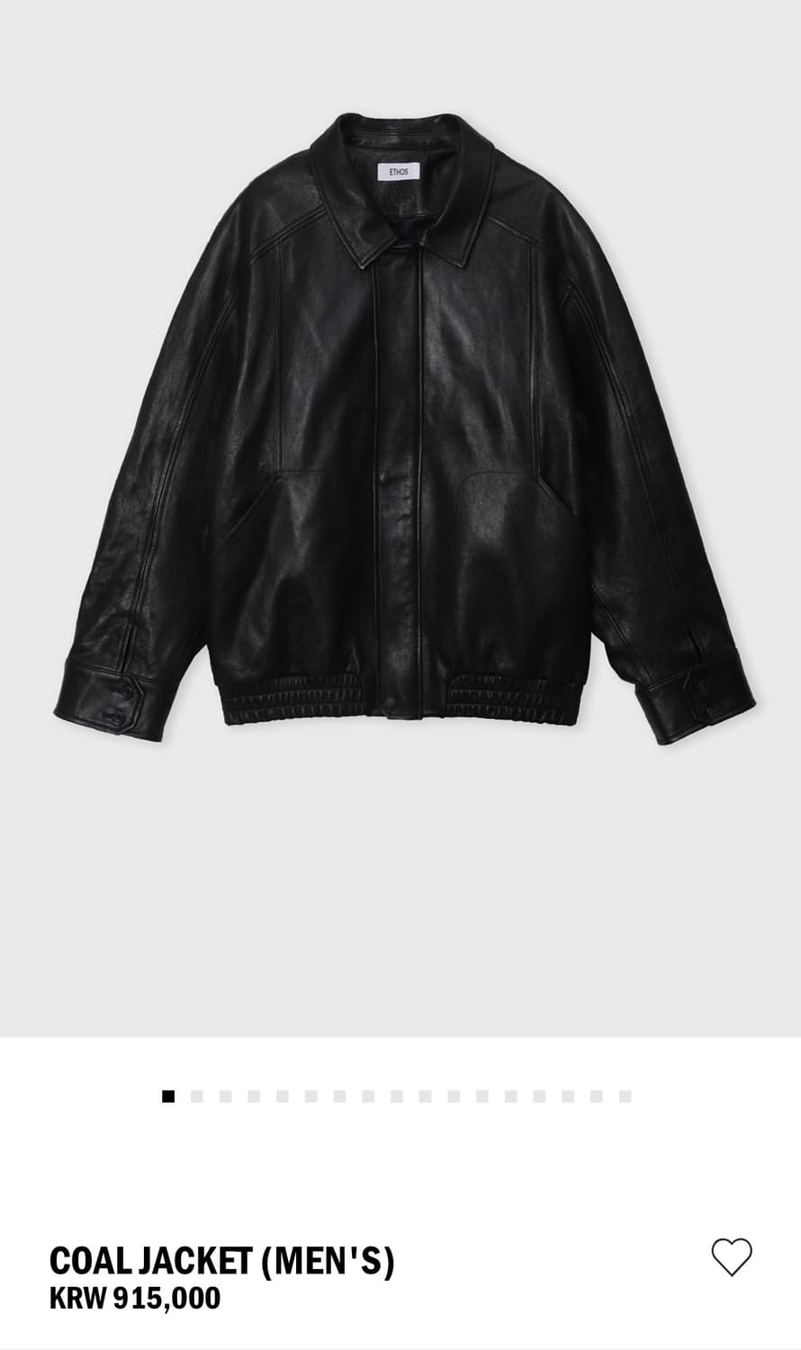 Ethos 에토스 콜자켓 맨즈 상품이미지1