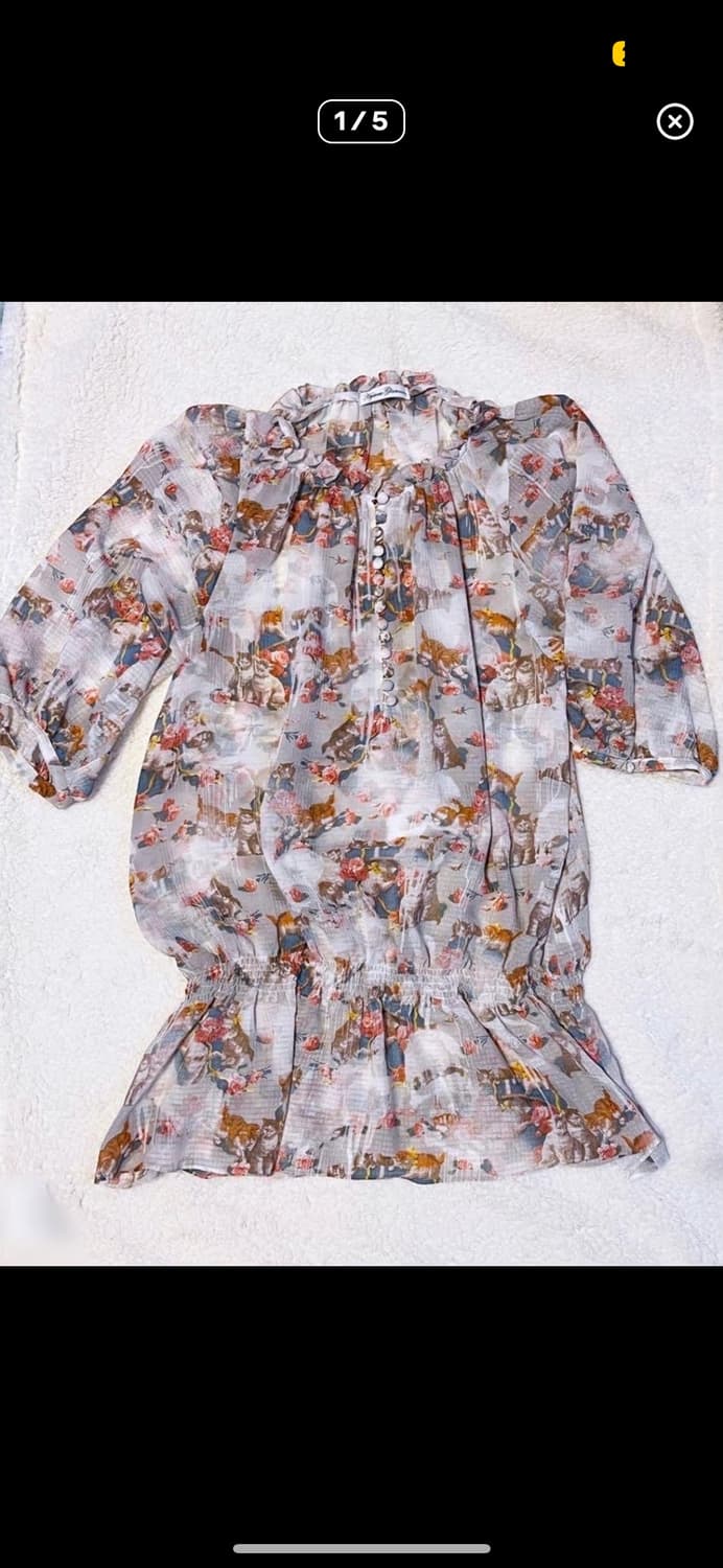 히스테릭글래머 탑 블라우스 셔츠 상품이미지1