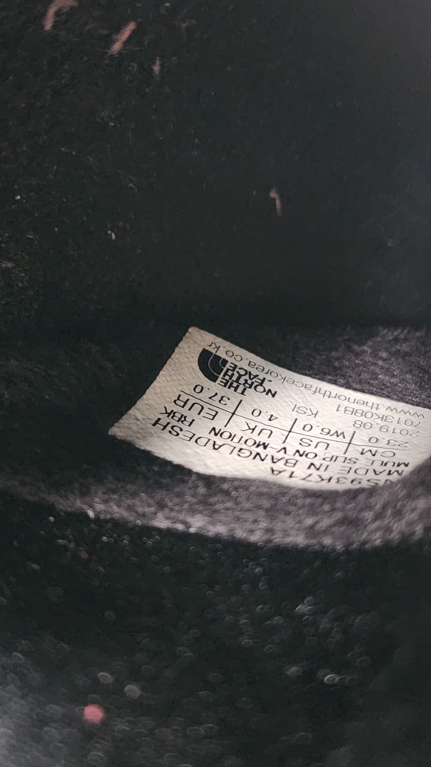 # 노스페이스 정품 여성 패딩 방한화 급처 / 슬립온 뮬 따뜻한 신발 상품이미지4