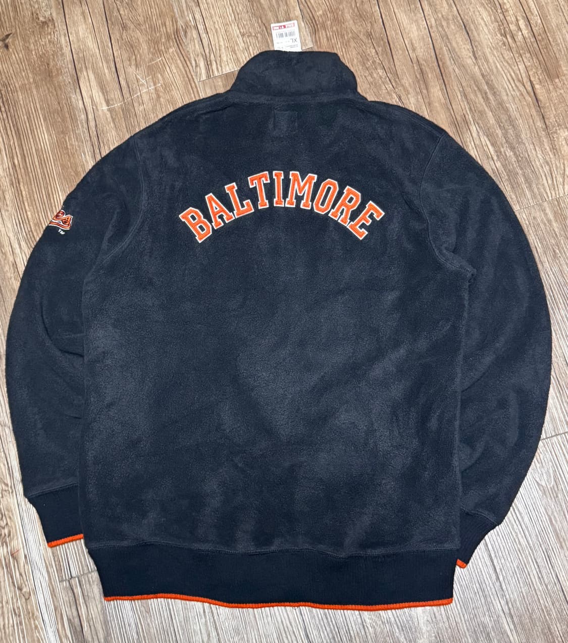 유니클로 X MLB 볼티모어 오리올스 반집업 플리스 상품이미지3