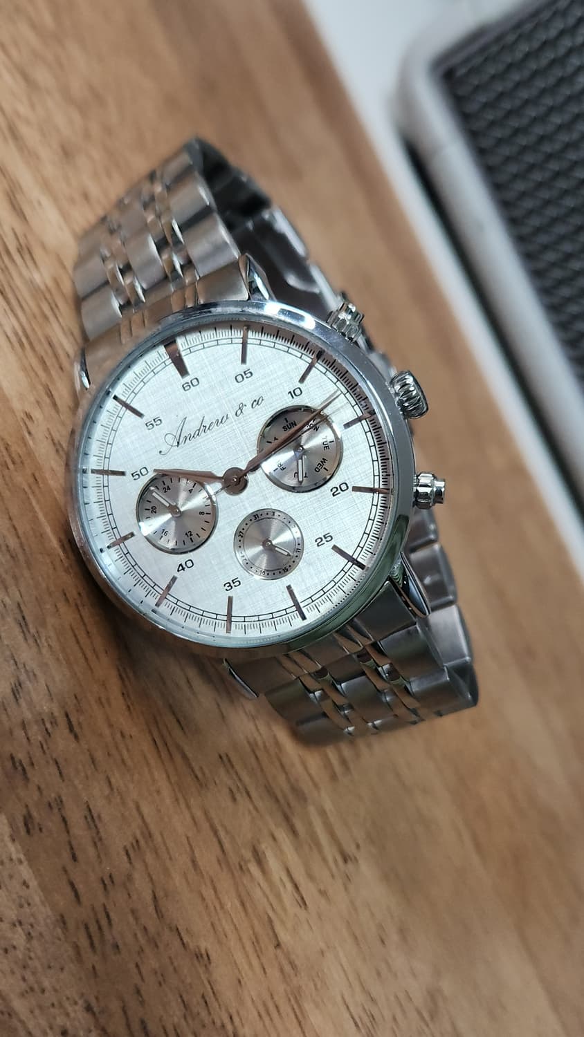 # 앤드류앤코 멀티펑션 남성명품시계 급처 / 남성메탈시계 상품이미지5