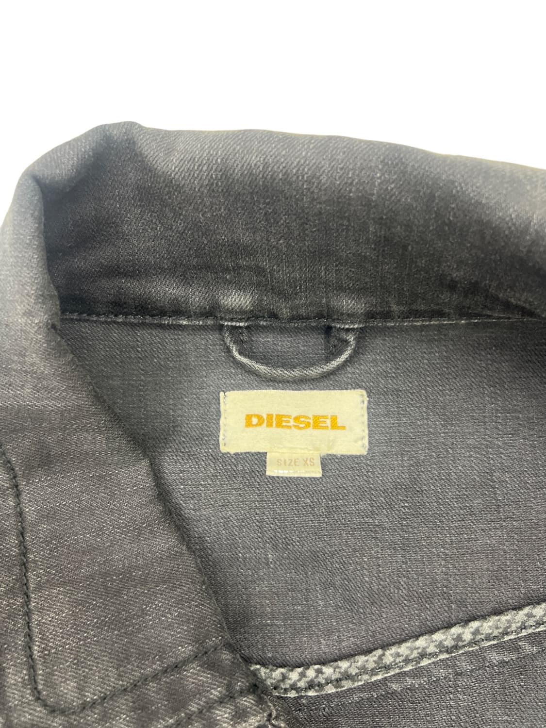 Diesel 흑청 멀티 지퍼 라이더 자켓 상품이미지4