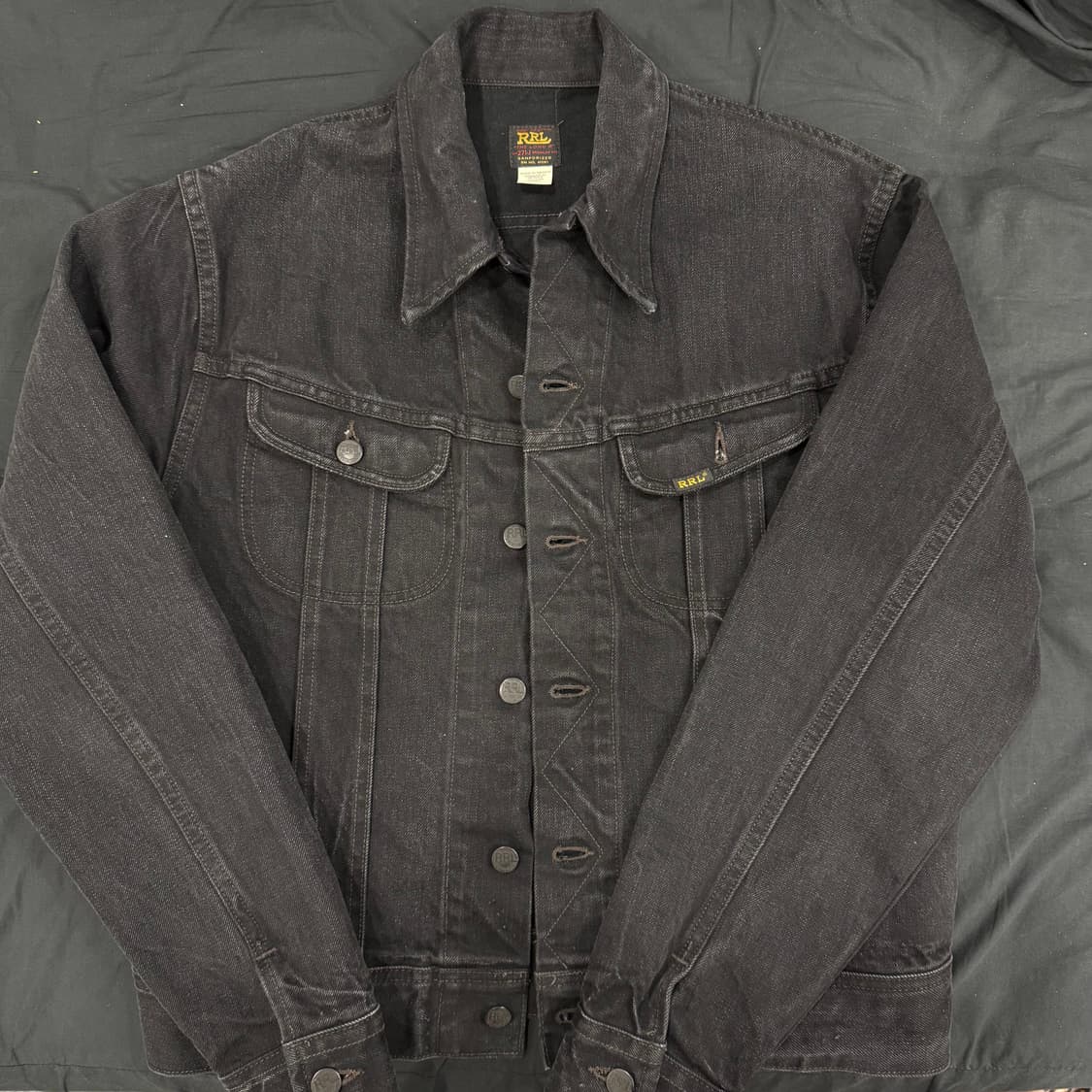 RRL Lot271 데님 트러커 재킷 블랙 (M) 상품이미지1
