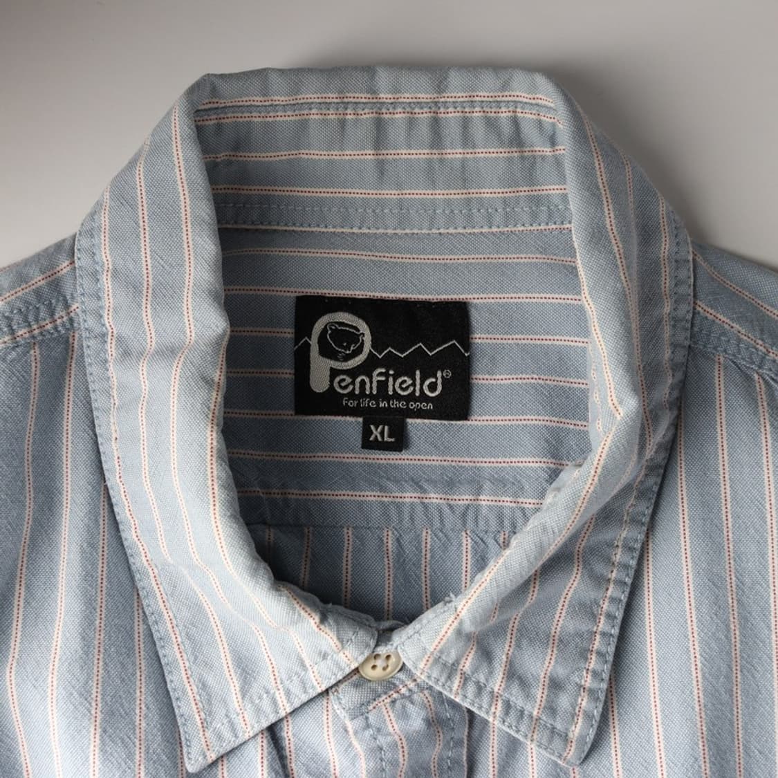 펜필드 로고 패치 스트라이프 옥스포드 셔츠 XL 상품이미지5