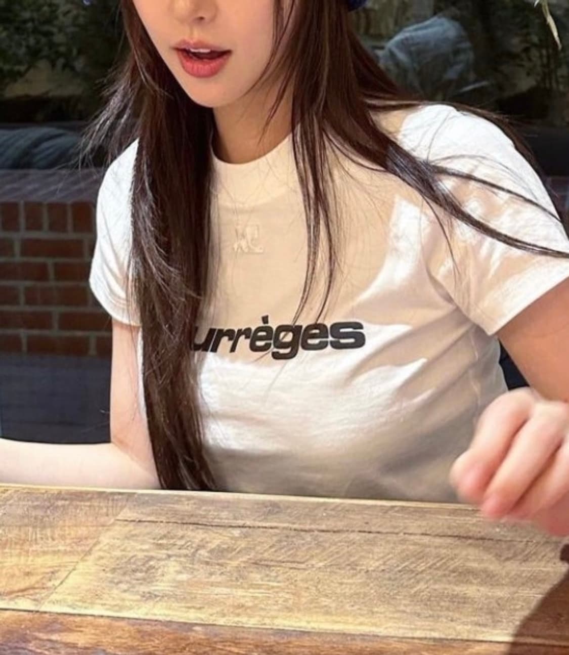 꾸레쥬 반팔티셔츠 상품이미지2
