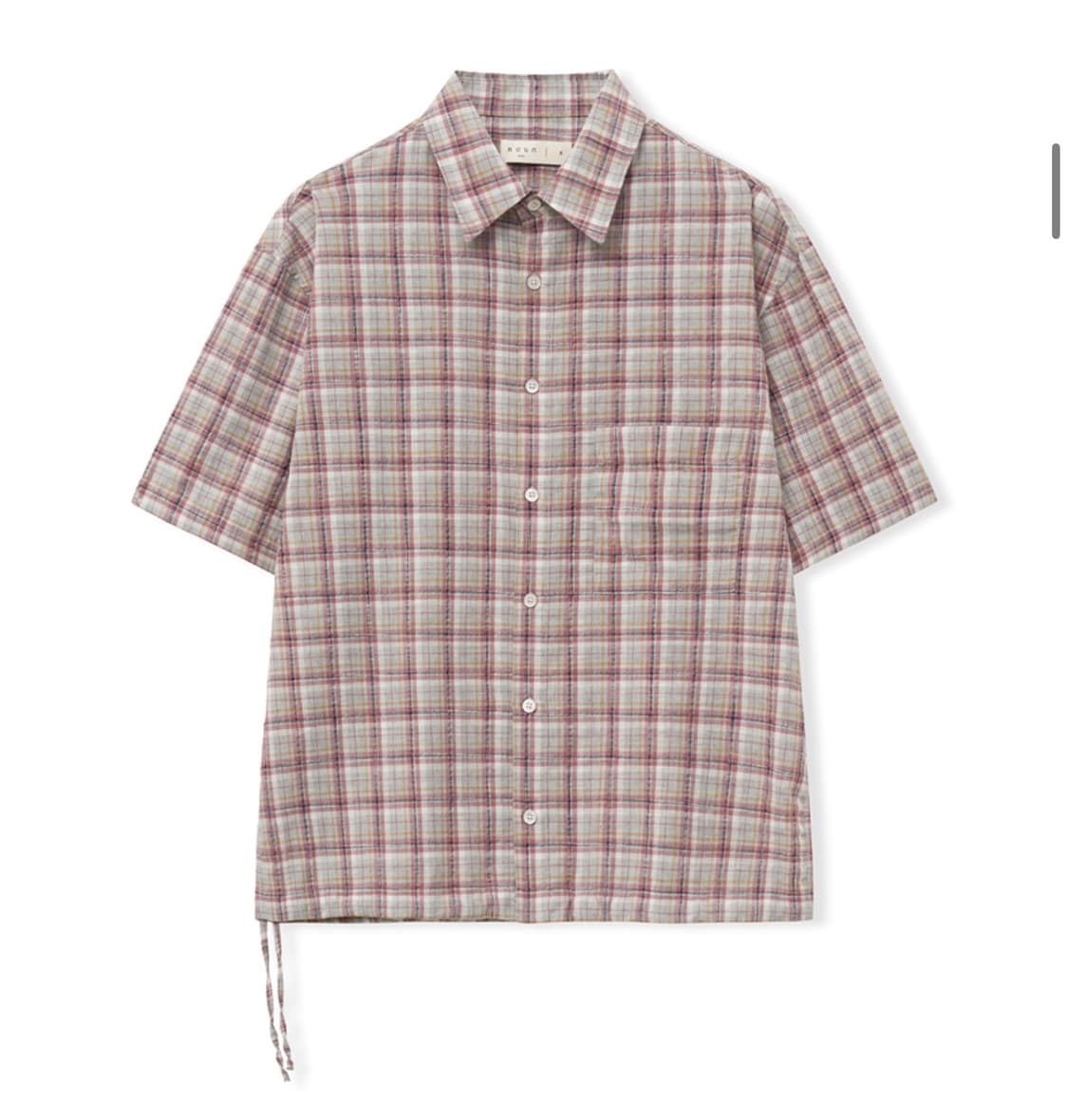 노운 체크셔츠 1,2사이즈 팝니다 상품이미지1