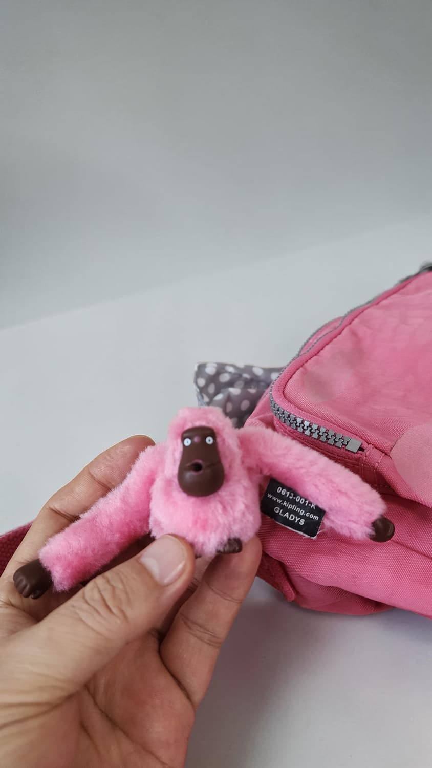 키플링 핑크색 크로스백 + 키링 상품이미지7