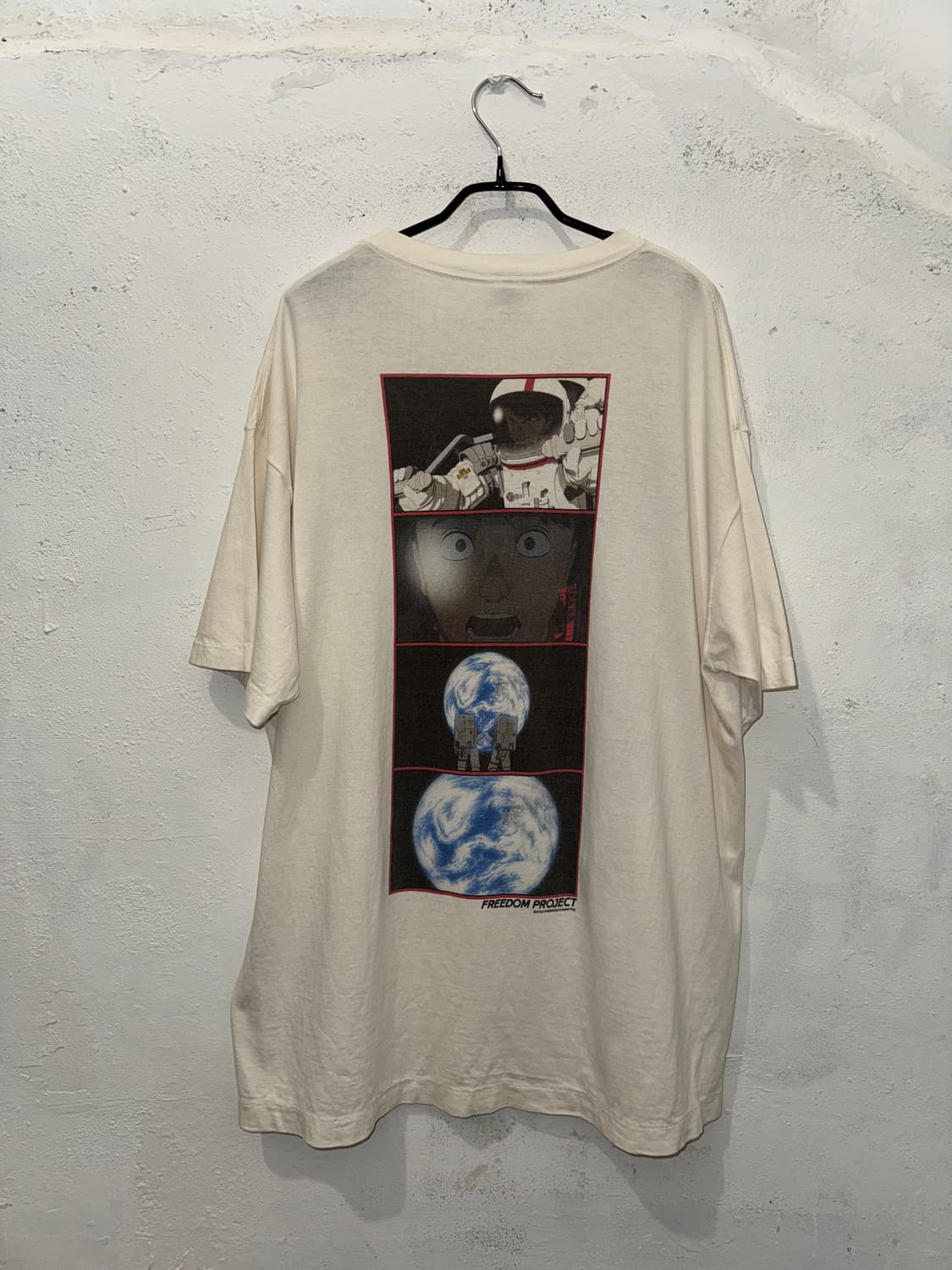 세인트 마이클 x 프리덤 숏슬리브 티셔츠 화이트 - 24SS 상품이미지6